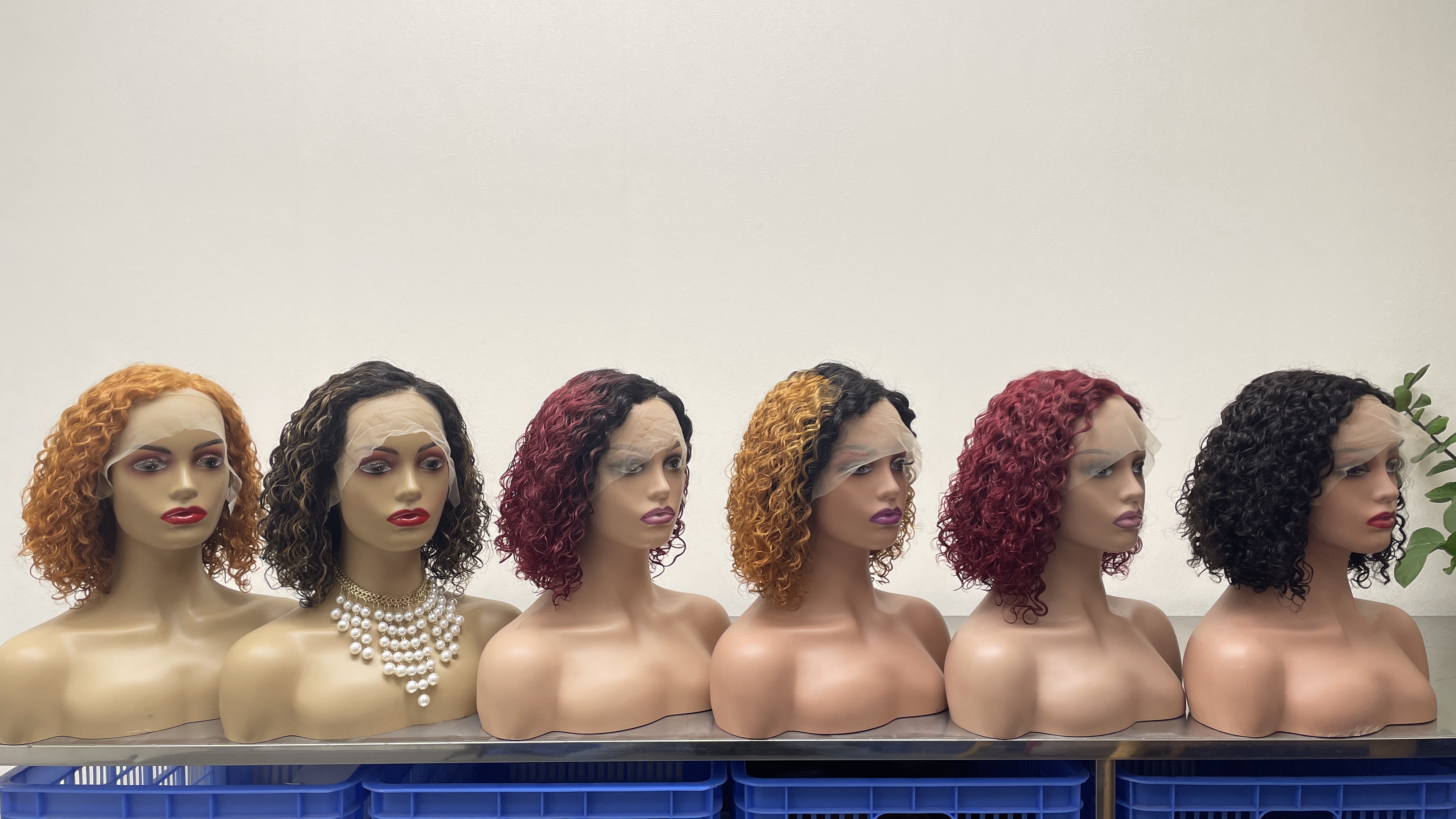 KissBeauty BUG# C- part Water Wave Wigs Lace Front  Human Hair Wigs