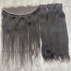 KissBeautywigs Especially make for you water wave hair bundles with 13x4 Hd lace frontal closure