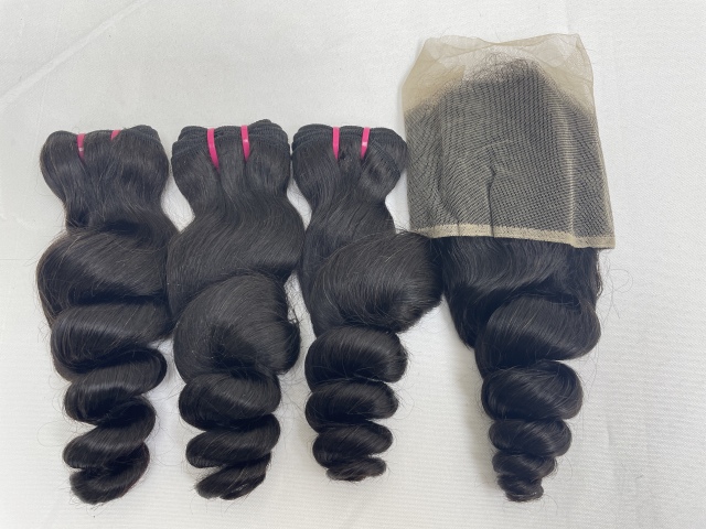 KissBeautywigs Especially make for you loosedeep wave hair bundles with 13x4 Hd lace frontal closure