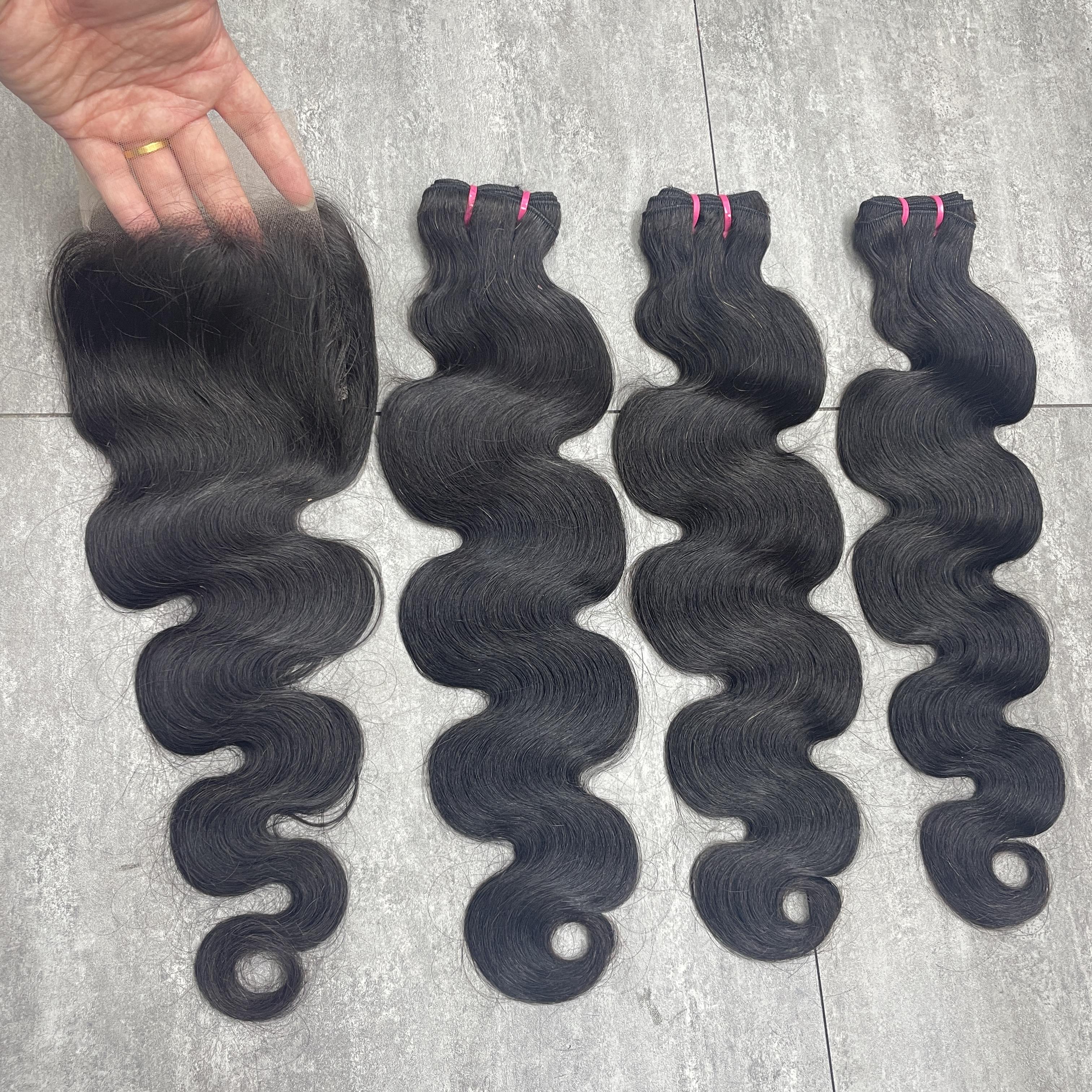 KissBeautywigs Especially make for you Deep wave hair bundles with 13x4 Hd lace frontal closure