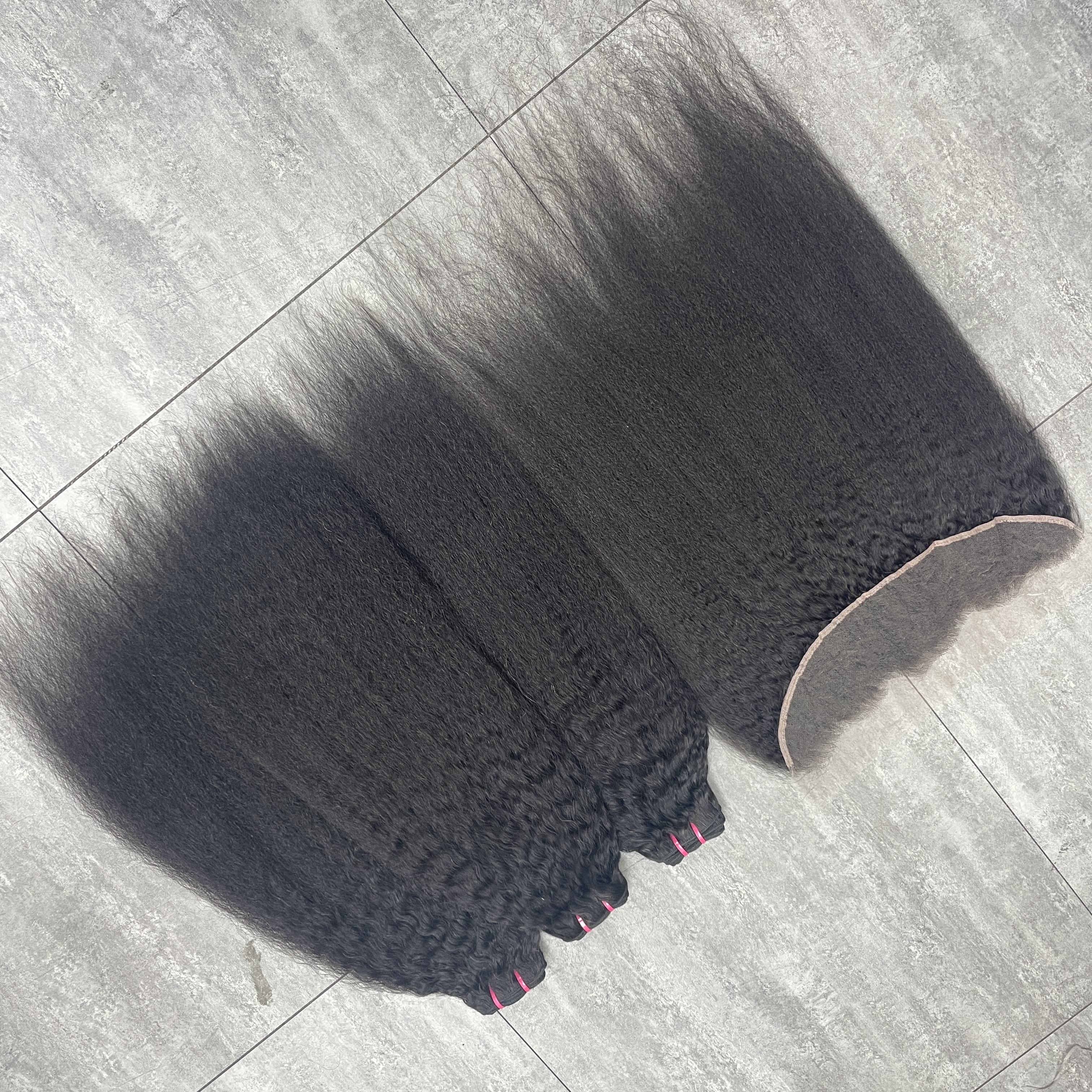 KissBeautywigs Especially make for you Jerry curly hair bundles with 13x4 Hd lace frontal closure