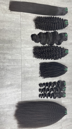 KissBeauty nature wave raw indian hair bundles all styles from 14inch to 32inch have stock