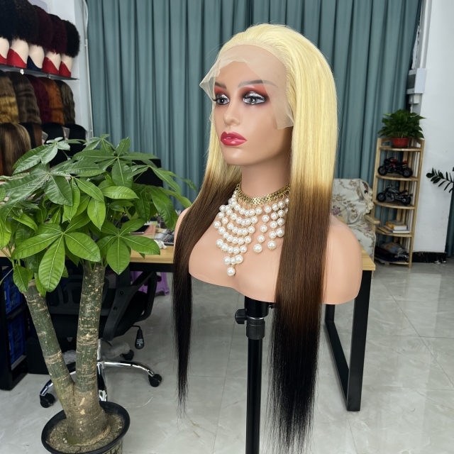 KissBeauty Blonde 13×4 Lace  Frontal Wig transparent lace wig 20inch to 30inch have stock 24hours within ship