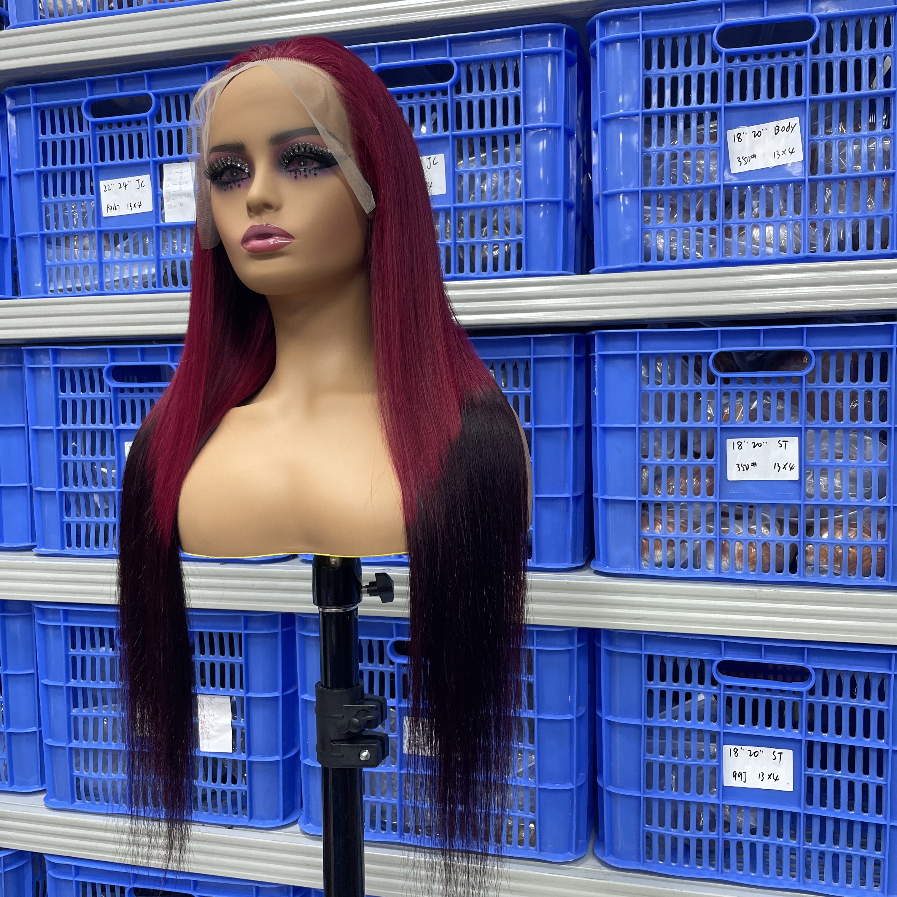 KissBeauty 99J/2 13×4 Lace  Frontal Wig transparent lace wig 20inch to 30inch have stock 24hours within ship