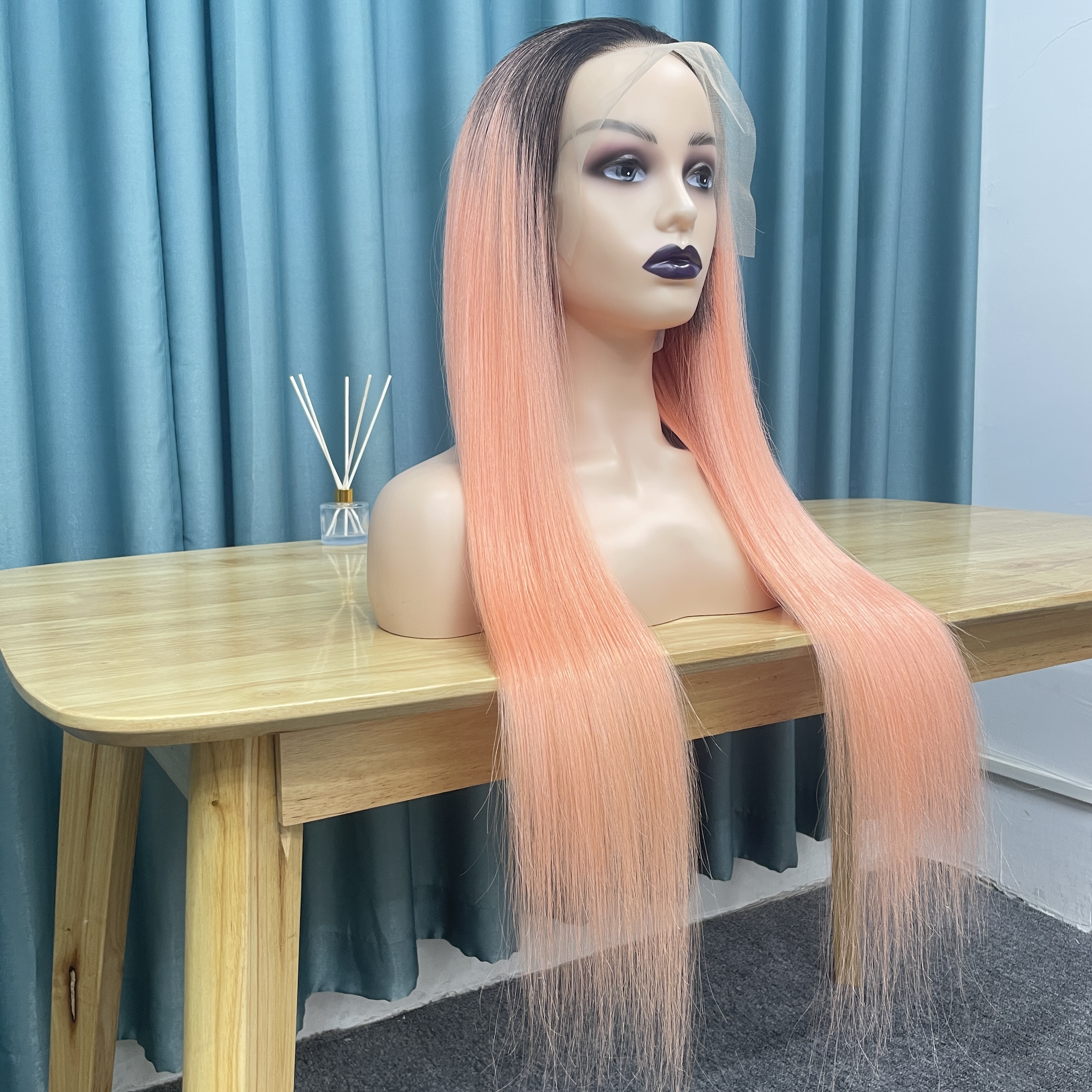 KissBeauty T1B/30 13×4 Lace  Frontal Wig transparent lace wig 20inch to 30inch have stock 24hours within ship
