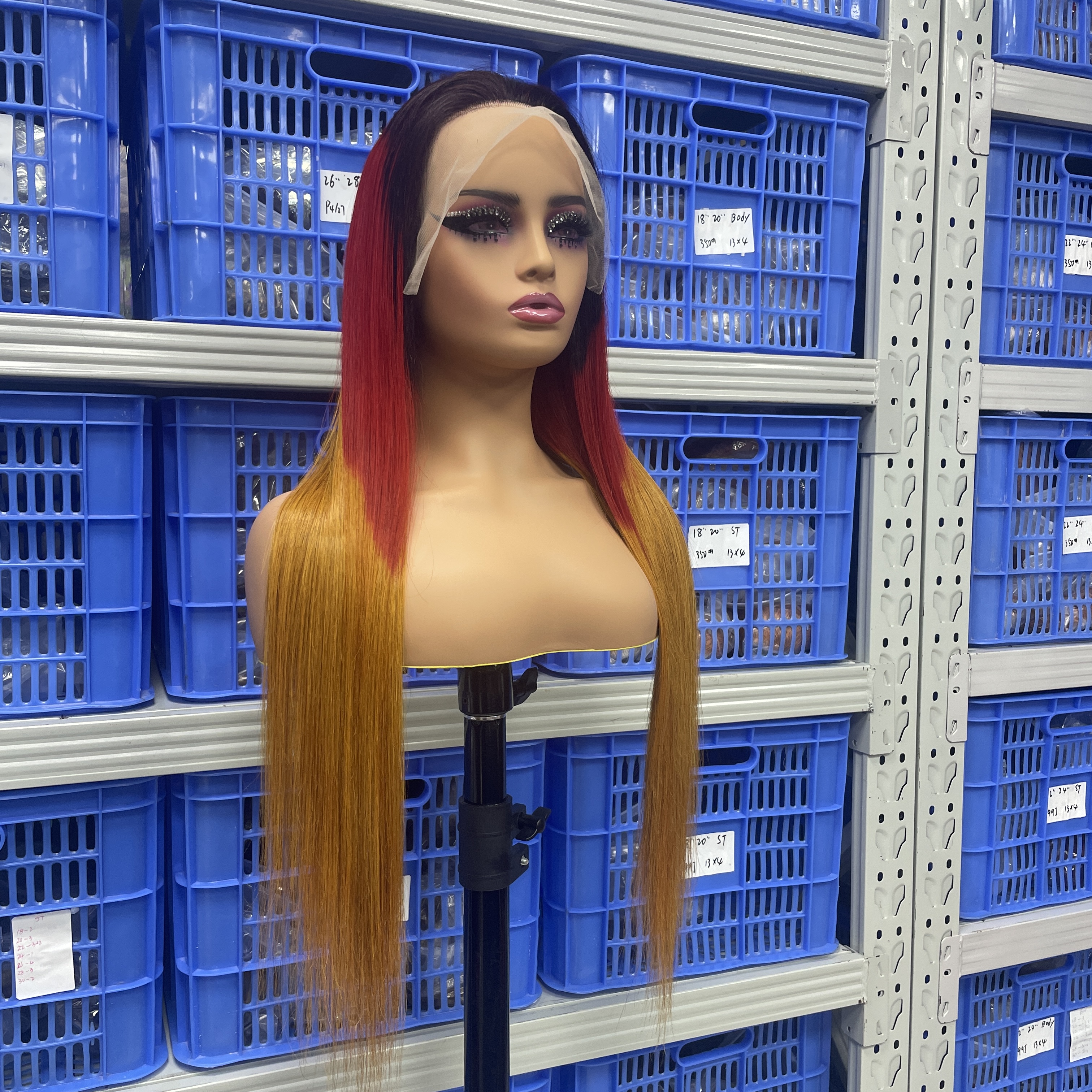 KissBeauty 30/1B/30 13×4 Lace  Frontal Wig transparent lace wig 20inch to 30inch have stock 24hours within ship