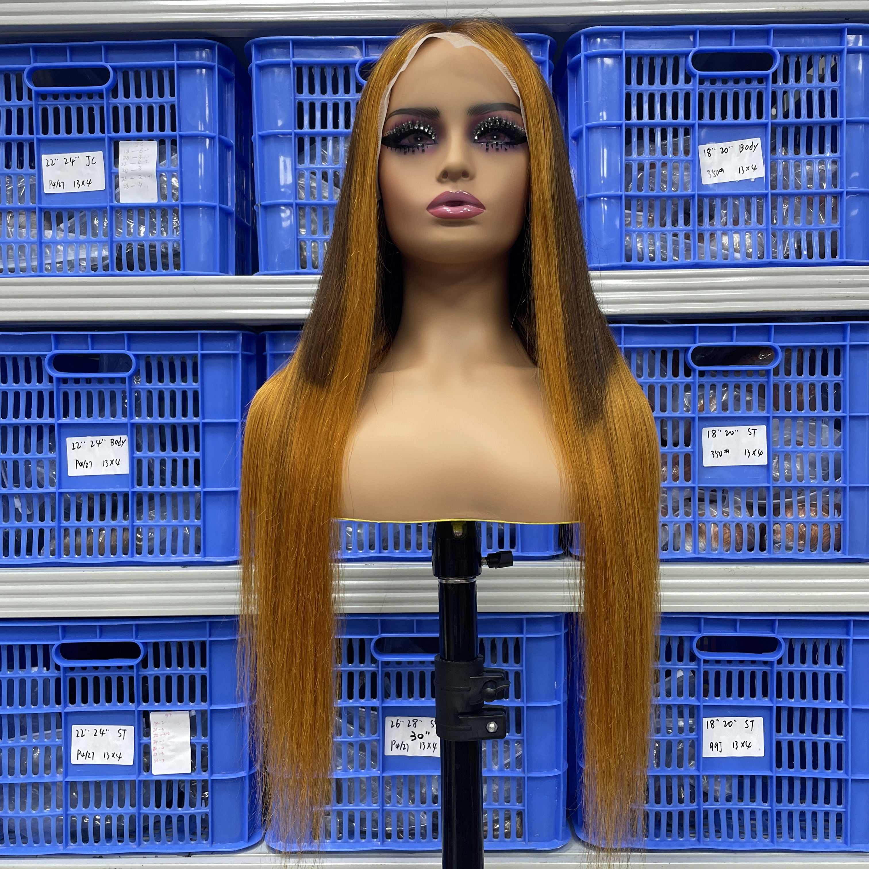 KissBeauty Red/black/Red 13×4 Lace  Frontal Wig transparent lace wig 20inch to 30inch have stock 24hours within ship