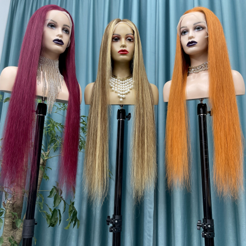 KissBeauty loosedeep wave P2/golden color 13×4 Lace  Frontal Wig transparent lace wig 20inch to 30inch have stock 24hours within ship