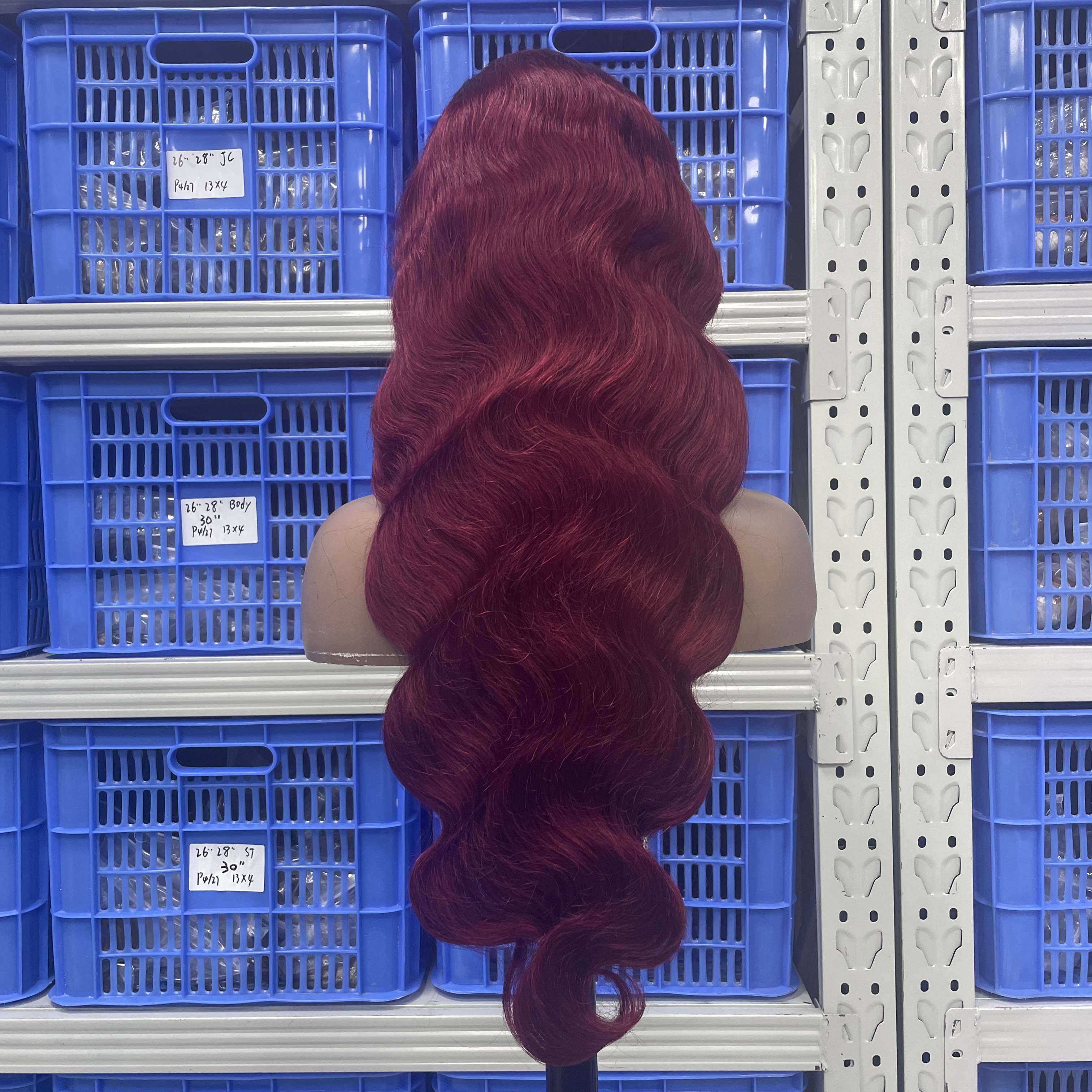 KissBeauty body wave T1B/4/golden color 13×4 Lace  Frontal Wig transparent lace wig 20inch to 30inch have stock 24hours within ship