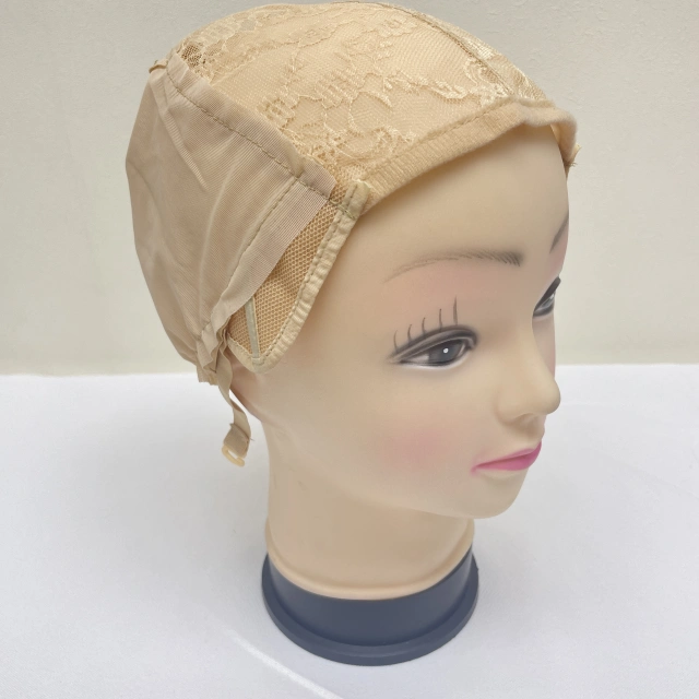 Wholesale Custom Logo Adjustable Closure Mono Upart Ventilated Wig Cap