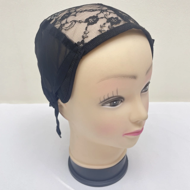 Wholesale Custom Logo Adjustable Closure Mono Upart Ventilated Wig Cap