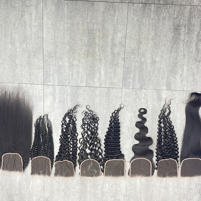 KissBeauty Raw indian hair 4x4 5x5 6x6 13x4 13x6 Hd lace closure