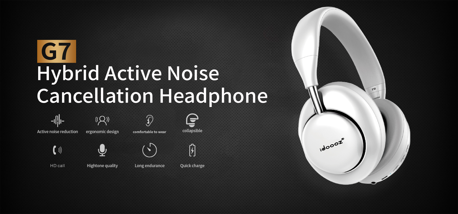 Hybrid Active Noise  Cancellation Headphone
