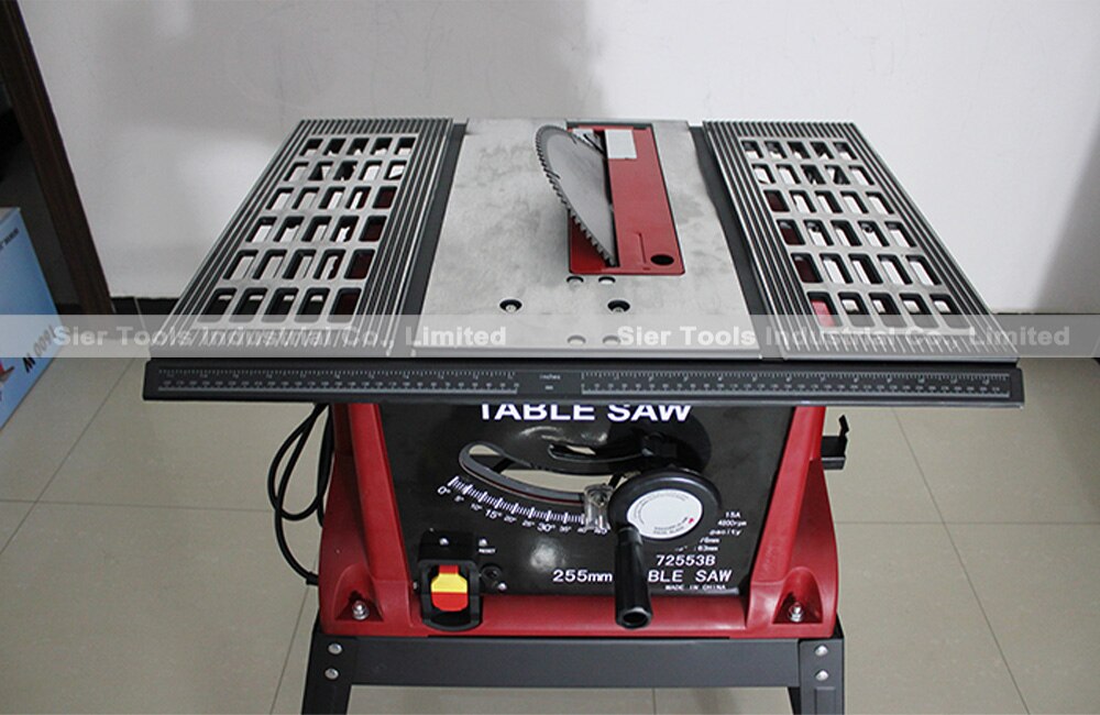 SP-102 10'' Wood Table Saw/ 1600W Bench Saw/4800rpm Table Panel Saw