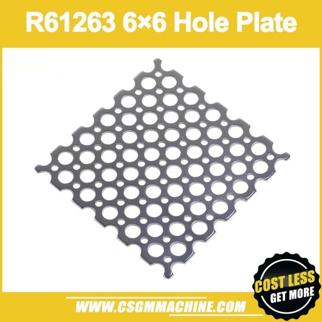 R61263 6*6 Hole Plate Hole Plate/7005 Aluminum Robert Main Body Plate/96*96*2mm thickness plate/Free Shipping