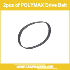 Free Shipping 2pcs of  POLYMAX drive belt/WM210 Lathe Machine Belt
