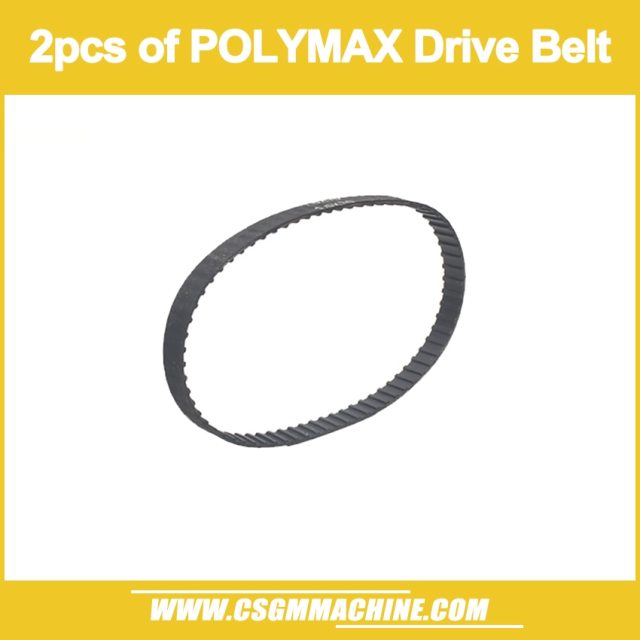 Free Shipping 2pcs of  POLYMAX drive belt/WM210 Lathe Machine Belt