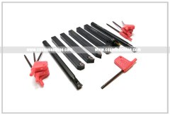 Free Shipping!/7pcs 10*10 CNC turning tool set with insert/WM210 Lathe cutting tool set