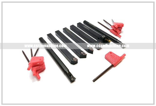 Free Shipping!/7pcs 10*10 CNC turning tool set with insert/WM210 Lathe cutting tool set