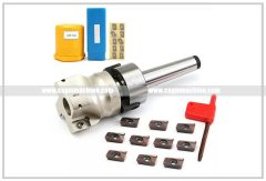 400R 50-22-4T MT3 4F Face Mill Chuck Set with 10 pcs CNC insert for milling machine work