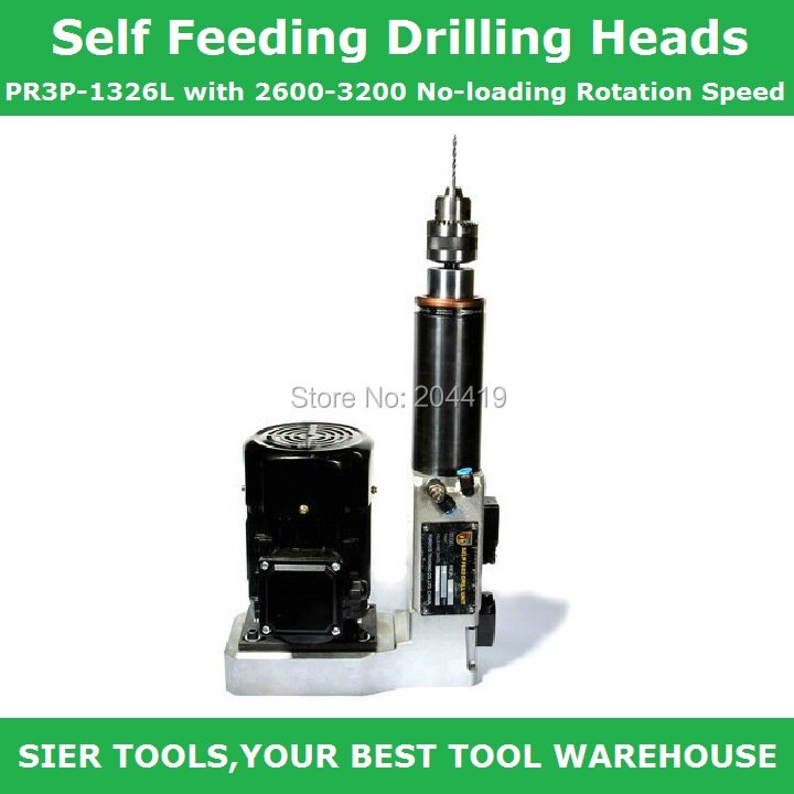 AIR DRILL!/Self Feeding Drilling Heads/PR3P-1326L with 2600-3200 No-loading Rotation Speed
