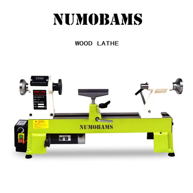 NUMOBAMS MC1218VB 750W Variable speed adjustable Wood Lathe Machine