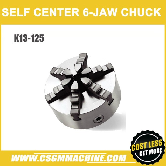 K13-125 6 jaw chuck/125MM manual lathe chuck/6-Jaw Self-center Chuck