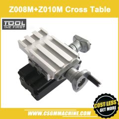 Free Shipping!/Z008M+Z010M Cross Table/X Axis 125mm/Y Axis 32mm Metal Cross Slider for The First Tool