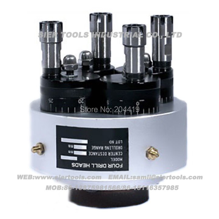 Multi Spindle Drill Heads/PRMS-4(47-115) Adjustable 4 Spindle Heads