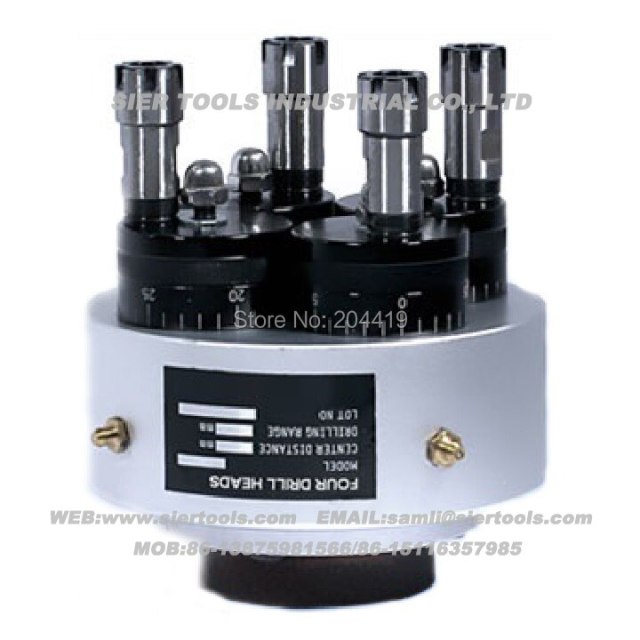 Multi Spindle Drill Heads/PRMS-4(47-115) Adjustable 4 Spindle Heads