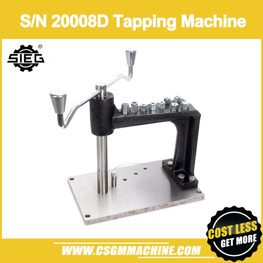 S/N:20008D Tapping Machine/tapping machine with 9 type screw collet,