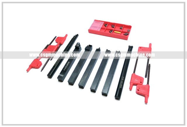 Free Shipping!/7pcs 10*10 CNC turning tool set with insert/WM210 Lathe cutting tool set
