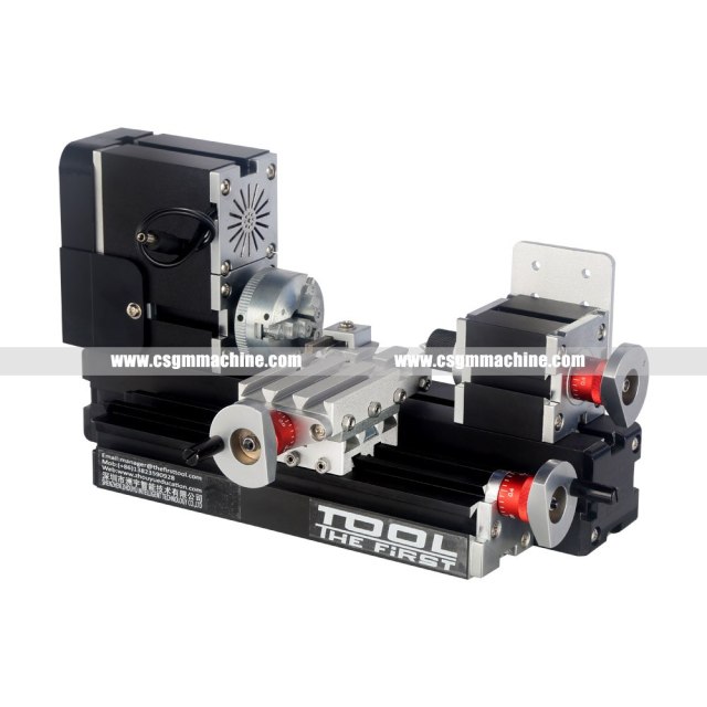 TZ16000MZGP 60W Electroplated Metal 16 in 1 Mini lathe with Bow Arm/60W,12000rpm Mini Bow-arm 16in1 Metal lathe Machine
