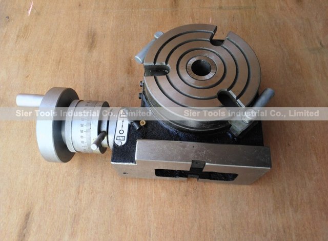 HV-4 Vertical and Horizontal Rotary Working Table/100mm Dia Mill&Drill Machine Working Table