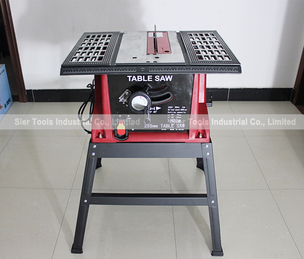 SP-102 10'' Wood Table Saw/ 1600W Bench Saw/4800rpm Table Panel Saw