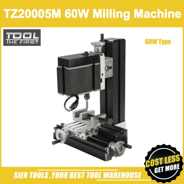 TZ20005M 60W Metal Milling Machine/60W,12000rpm Big power vertical mill machine