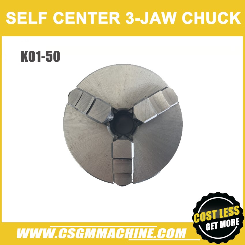 Free Shipping!/K01-50 Mini 3-Jaw Chuck/50mm self-centering Chuck/M14*1 3 jaw chuck/2" Lathe chuck