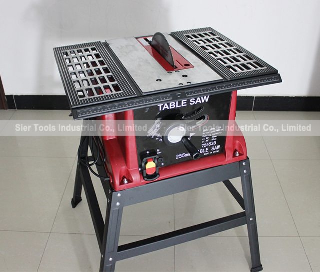 SP-102 10'' Wood Table Saw/ 1600W Bench Saw/4800rpm Table Panel Saw