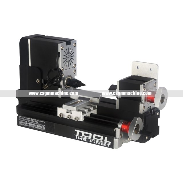 TZ16000MZGP 60W Electroplated Metal 16 in 1 Mini lathe with Bow Arm/60W,12000rpm Mini Bow-arm 16in1 Metal lathe Machine
