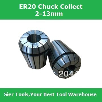 12pcs ER20 Chuck Collect/2-13mm degree/Free Shipping/can sell indepedent