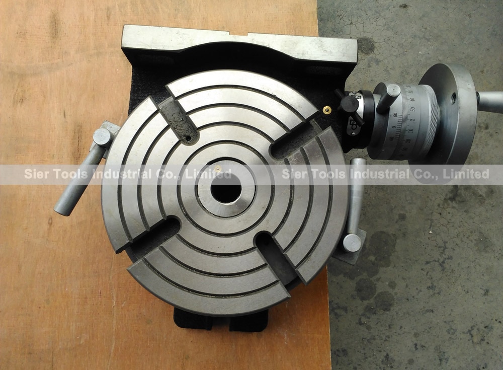 HV-10 Vertical and Horizontal Rotary Working Table/250mm Dia Mill&Drill Machine Working Table