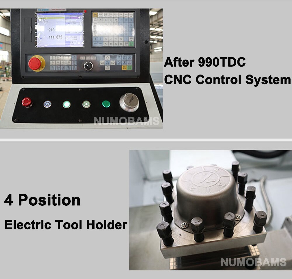 CK0640 Industrial CNC Metal Lathe 3KW Absolute Value Servo Motor Lathe Machine