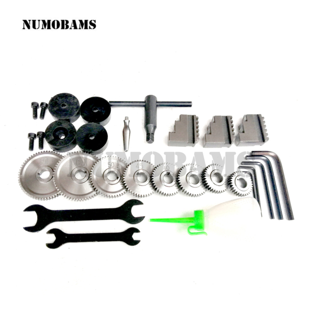 NUMOBAMS CQ0618 180*350mm Capacity 32mm Spindle Hole 600W Brushless Motor Mini Metal Lathe Machine