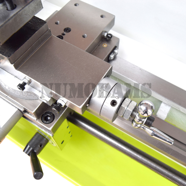 NUMOBAMS CQ0618 180*350mm Capacity 32mm Spindle Hole 600W Brushless Motor Mini Metal Lathe Machine
