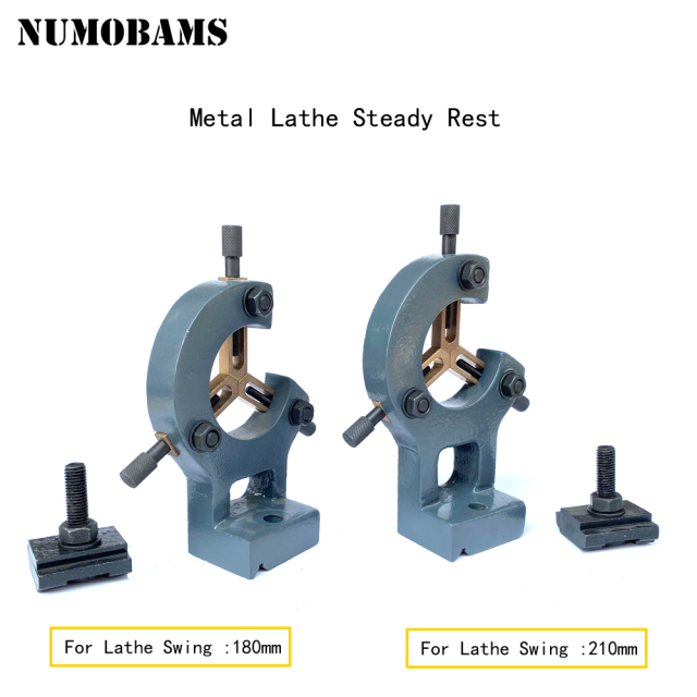 WM1821-S WM180V/WM210V Lathe Machine Steady Rest Metal Center Frame Tool Holder