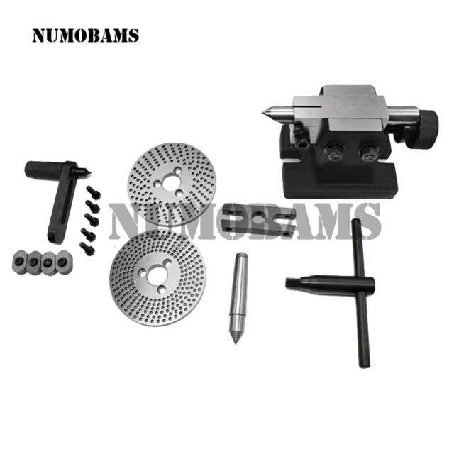 Numobams BS-0 Semi-Universal Dividing Head with 100mm 3-jaw Chuck for Metal Milling Machine Use