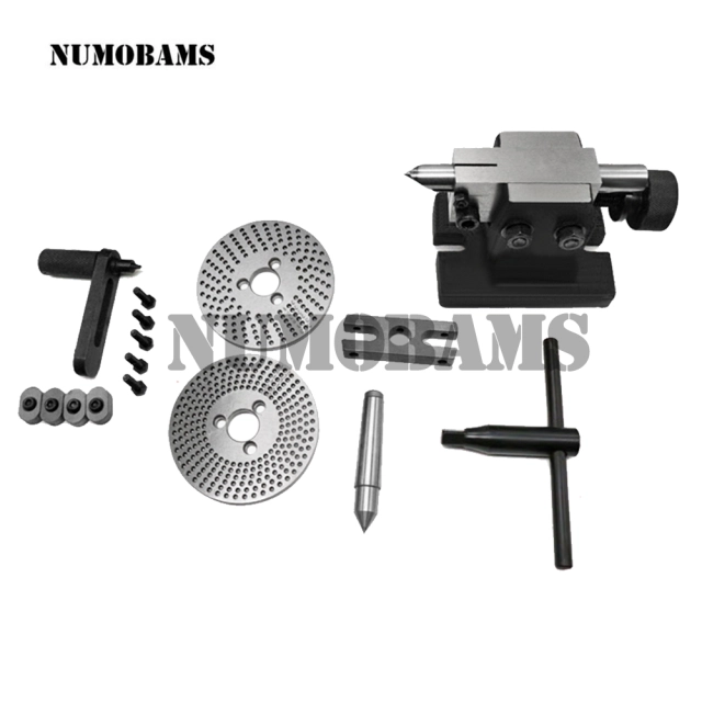 Numobams BS-0 Semi-Universal Dividing Head with 125mm 3-jaw Chuck for Metal Milling Machine Use