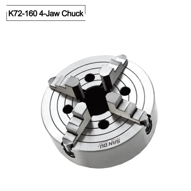 NUMOBAMS K72-160 160mm 4 Jaw Independent Chuck