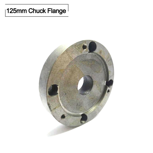 NUMOBAMS 125mm self centering chuck to 4-jaw independent chuck flange face plate