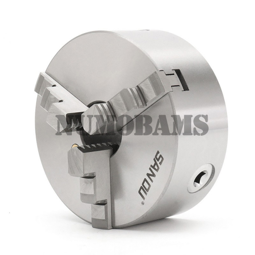 SANOU K11-125 High Accuracy 3 Jaw Self-Centering Chuck for Industrial Metal Lathe Use